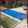 swimming pool fence with tempered glass